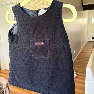 Old Navy Black Quilted Kids Casual Dress